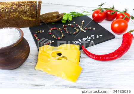 Cooking of vegetables and spices. Cooking of vegetables and spices. 34480026