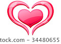 Heart charm 34480655