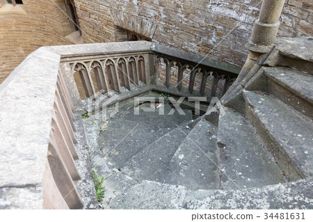 View of famous Hohenzollern Castle 34481631