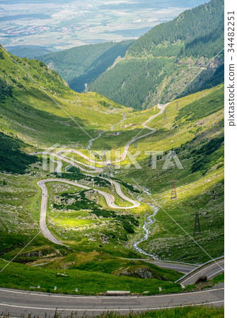Crossing Carpathian mountains in Romania Crossing Carpathian mountains in Romania 34482251