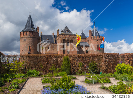 Muiderslot castle near Amsterdam - Netherlands 34482536