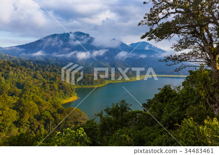 Lake Tamblingan - Bali Island Indonesia Lake Tamblingan - Bali Island Indonesia 34483461