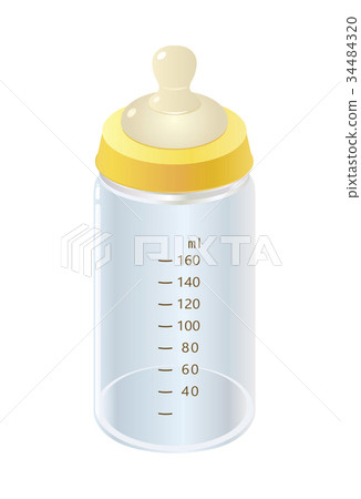 嬰兒奶瓶_黃_空 34484320