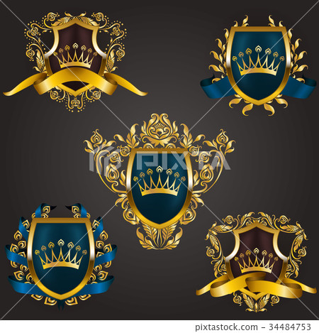 Monogram Logos Set Monogram Logos Set 34484753