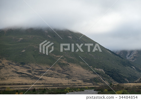 Storm on the mountain. 34484854