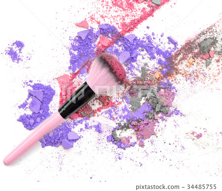 crushed color make up powder and blush 34485755