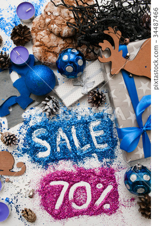 Sales on Christmas and New Year holidays 34487466