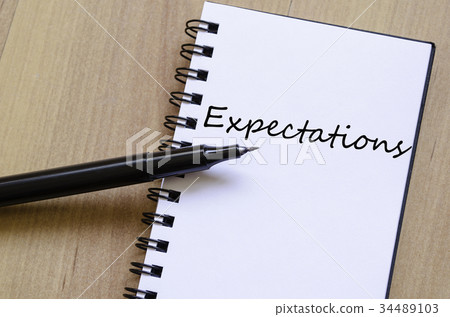 Expectations concept Expectations concept 34489103