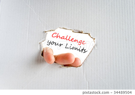 Challenge your limits Text Concept 34489504