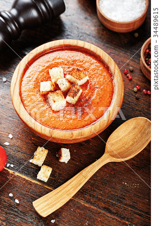 gazpacho soup with spices gazpacho soup with spices 34489615