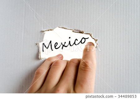 Mexico Text Concept Mexico Text Concept 34489853