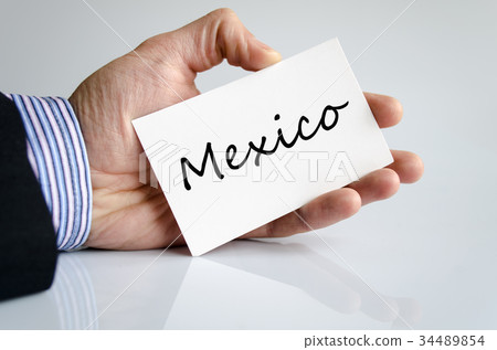 Mexico Text Concept Mexico Text Concept 34489854