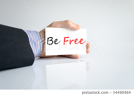 Be free Text Concept Be free Text Concept 34490984