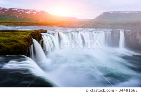 Godafoss waterfall on Skjalfandafljot river 34491665