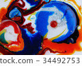 Abstract Bubbles Macro 34492753