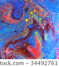 Abstract Bubbles Macro 34492761