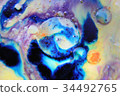 Abstract Bubbles Macro 34492765