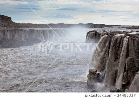 Dettifoss Waterfall in Iceland 34493337