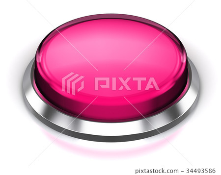 Pink round button-插圖素材 [34493586] - PIXTA圖庫