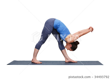 Woman doing Ashtanga Vinyasa yoga asana 34493792