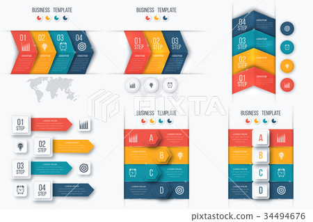 Set with infographics 34494676