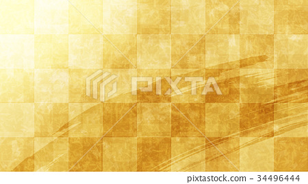 Gold leaf folding screen - Stock Illustration [34496444] - PIXTA