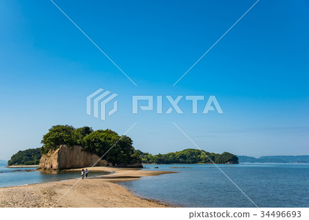 小豆島潮汐天使路走的夫婦 34496693