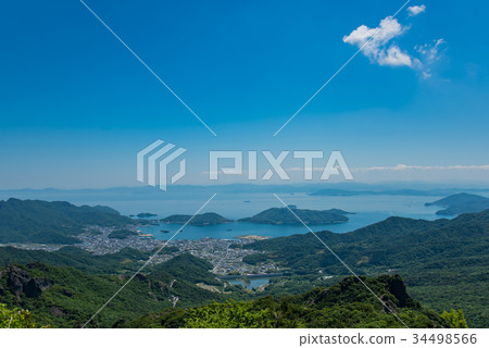 Shonai Island Sakaijima Bay和Kamaguki Observatory的Chikabe Port Shonai Island Sakaijima Bay和Kamaguki Observatory的Chikabe Port 34498566