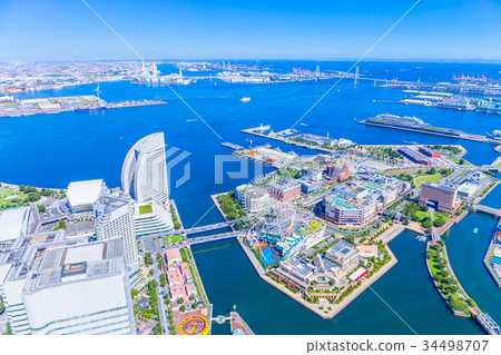 神奈川橫濱港未來的風景 34498707