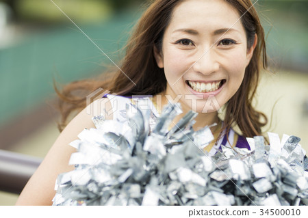 啦啦隊員微笑 啦啦隊員微笑 34500010