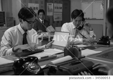 昭和辦公室工作者景觀 34500053