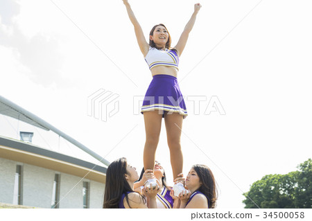 啦啦隊特技表演 啦啦隊特技表演 34500058