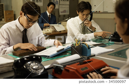 昭和辦公室工作者景觀 34500097