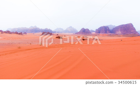 Wadi Rum desert in Jordan 34500615