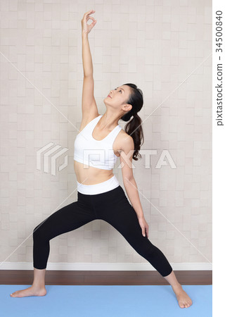 運動的女性 34500840