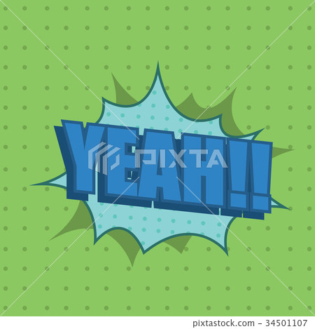 Pop art sticker design collection 34501107