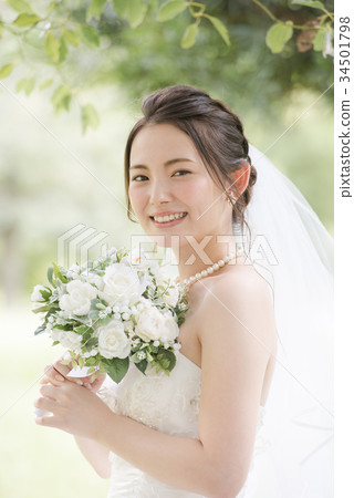 婚禮禮服婦女新娘新娘 34501798