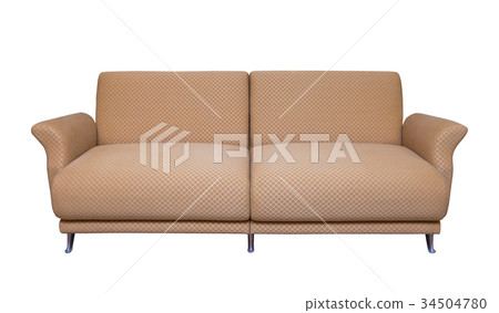 casual sofa in living room isolate on white casual sofa in living room isolate on white 34504780