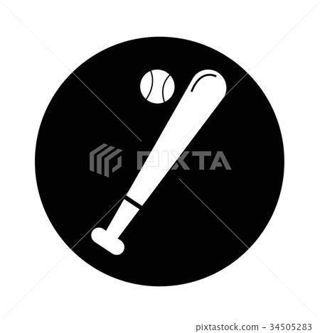 Baseball Icon illustration design - Stock Illustration [34505283] - PIXTA