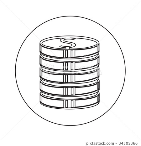 Money icon illustration design 34505366