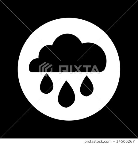 rain icon illustration design rain icon illustration design 34506267
