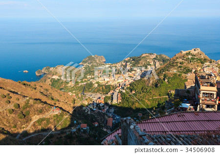 Taormina view from Castelmola, Sicily 34506908