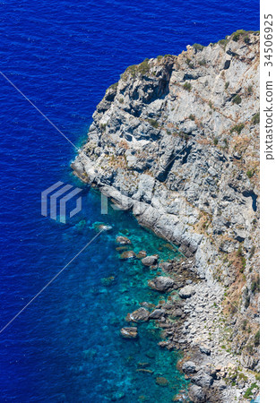 Sea coast view from Saint Elia mount top 34506925