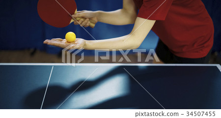 乒乓球發球 34507455