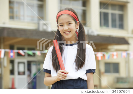 Sports athlete relay player 34507604