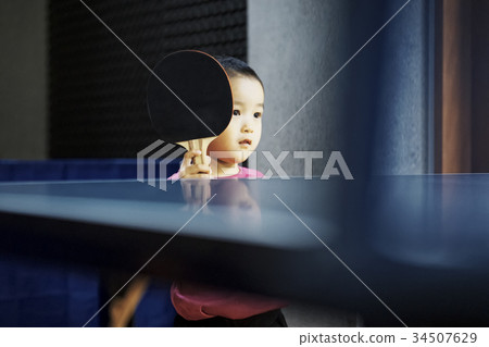 Boy playing table tennis Boy playing table tennis 34507629