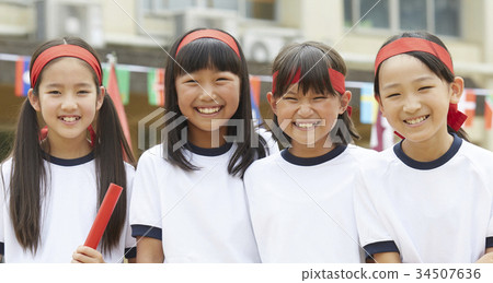 體育運動員接力球員 34507636