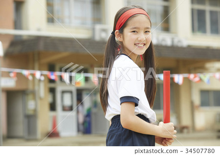 Sports athlete relay player 34507780
