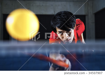 Table tennis player men Table tennis player men 34507907
