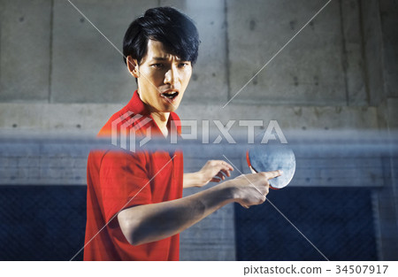 Table tennis player men Table tennis player men 34507917